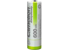 Pack de 4 piles rechargeables camelion alwaysready mignon aa 600mah 17406406