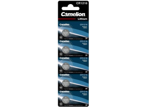 Pack de 5 piles camelion lithium cr1216 3v 13005216