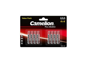 Pack de 8 pile alcaline plus lr03 micro aaa 1,5v 11044803