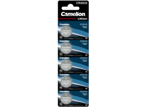 Pack lot de 5 piles lithium 3v cr2032 13005032