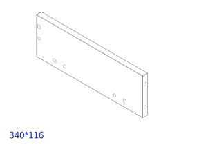Panneau droit du tiroir dp205s 114DP205S
