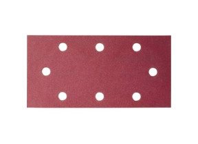 Papier abrasif pour ponceuse vibrante avec bande auto-agrippante, perforé Bosch Outillages 2609256A90 Grain 120 (L x l