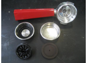 Percolateur retro rouge assemblé AT4056035800