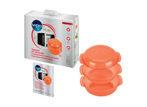 Plat vapeur ronde orange (1,5 litres)