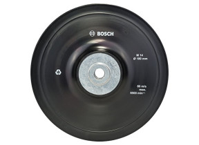Plateau de poncage standard m14 (diamètre 180mm) bosch 2608601209