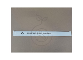 Poignée aluminium finition mate l = 694 mm m25cf159003 686M25CF159003