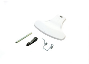 Poignée blanche pour porte de machine à laver C00096865