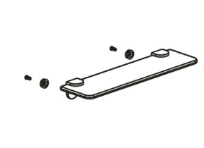 Quad cabine étagère en verre 032QUADGS