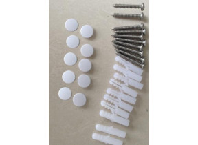 Quad vis st4x30, renflement plastique et joints x10 032QUADST1W