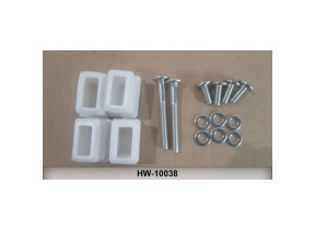 Quincaillerie + embouts de pied hw-10038 pour racine 567HW10038