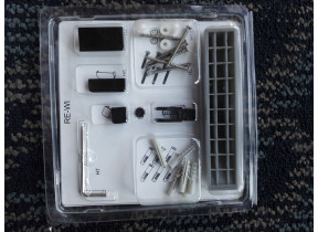 Re-016 - vis, chevilles, caches noirs re-016 pour douche sensea 221RE016