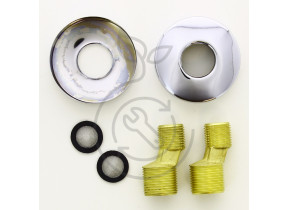 Rosette + rondelle + pied en s 3041x0-01c 3973041X001C