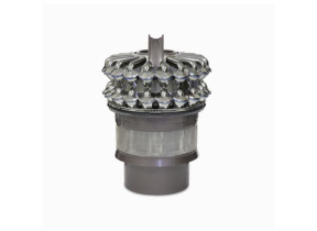 Satin argent & red cyclone assemblage 948638-08