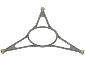 Support de plateau en verre 3 roues 481010367316