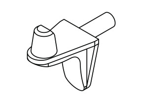 Support etagere 208HARDU