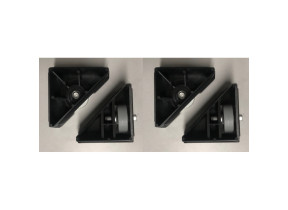 Table repas naterial aquila coulissante côté alu verre mdt06k04 pour racine 072MDT06K04