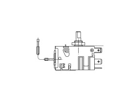 Thermostat 680mm pour refrigerateur Aeg 206397985