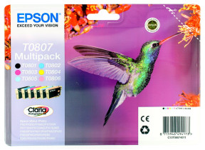 Tintenpatrone, multipack, cmyk, 44,4ml C13T08074011