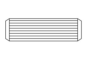 Tourillon bois 8x25 mm 208HARDAE