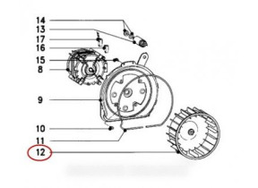 Turbine de ventilateur 171x171x85mm 04240974
