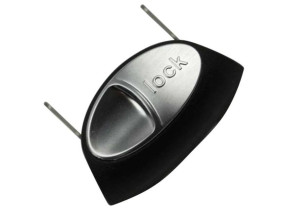 Verrou coulissant argent/bleu 81347224