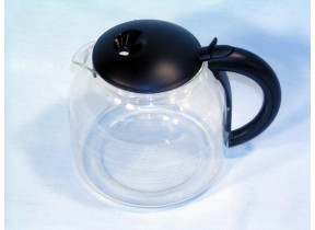 Verseuse noire en verre KW684844