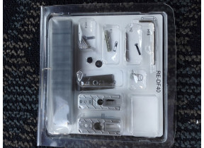 Vis, chevilles, caches, nickel brossé re-021 221RE021
