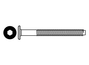 Vis filetée 60 mm hard.av 208HARDAV