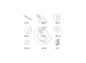 Visserie et cache-vis essentiels sessscrewb 132SESSSCREWB