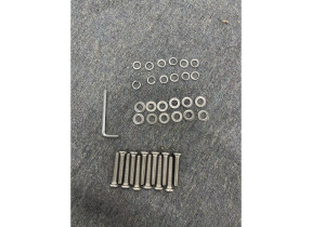 Visserie + pieds plastique + capuchons plastique 371251-02 pour racine 53937125102