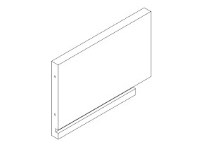 Volet 13backright panneau highdrawer / pan arrier tiro droit 208A19130O13