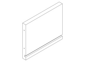 Volet 17separation high tiroir / separation tiroir haut 208A19130O17
