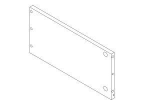 Volet 20left side panneau basse tiroir / cote gauche tiroir 208A19129O20