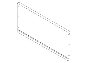 Volet 22right side panneau basse tiroir / cote droit tiroir 208A19130O22