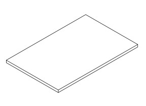 Volet 27removable étagère / etagere amovible 208A19130O27