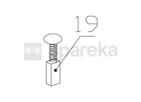 Balais de charbon de ic810id 078IC810ID19