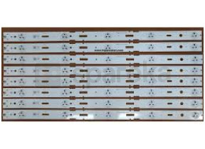 Barre de led rétroéclairage (5 led 40 zcc) ZCC606