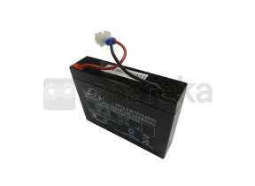 Batterie motoculture 12v, 2,8a acide/plomb étanche sans-entretien avec connectique 2101001