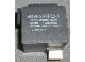 Bobine impedance carte moteur 220 vac 4,5a 2889400300
