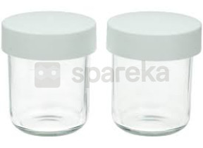 Bol en verre (x2) + couvercle (at320) KW697736