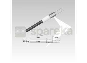Bougie céramique lisse 300w CER02