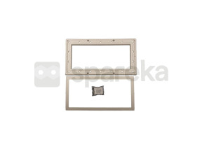 Bride et cache vis kit liner pour blanco / white 4402010408