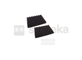 Brosse mousse noire x2 W0887A