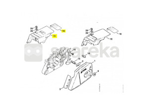Capot moteur 024/026 1121-080-1609