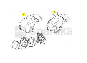 Capot moteur 1140-080-1623