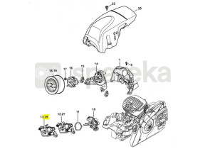 Carburateur c1q-s 252 1141-120-0616