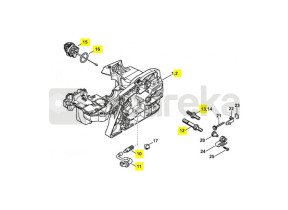 Carter moteur ms 311/391 1140-020-3051