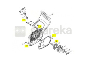 Carter ventilateur 1144-080-1801
