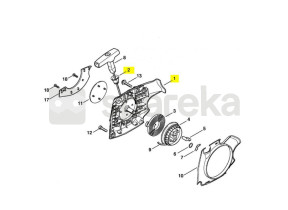 Carter ventilateur nu 1139-080-1802