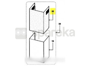 Cheminee superieure inox C00274186